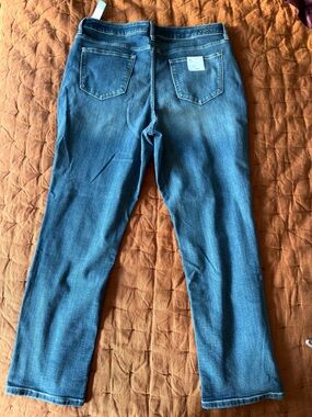 Vigoss Blue Straight-Leg Women's Jeans